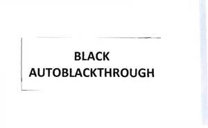 Trademark BLACK AUTOBLACKTHROUGH