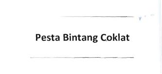 Trademark PESTA BINTANG COKLAT