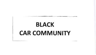 Trademark BLACK CAR COMMUNITY