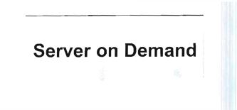 Trademark SERVER ON DEMAND