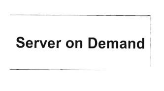 Trademark SERVER ON DEMAND
