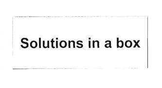 Trademark Solutions in a box