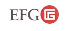 Trademark Logo dan tulisan EFG