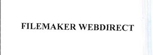 Trademark FILEMAKER WEBDIRECT