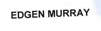 Trademark EDGEN MURRAY