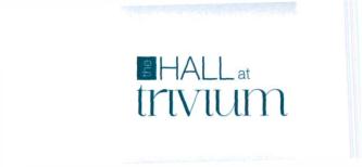 Trademark THE HALL AT TRIVIUM & GAMBAR