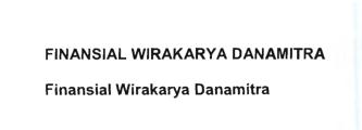 Trademark FINANSIAL WIRAKARYA DANAMITRA