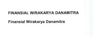 Trademark FINANSIAL WIRAKARYA DANAMITRA