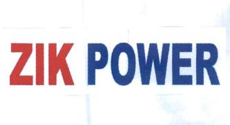 Trademark ZIK POWER