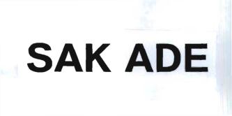 Trademark SAK ADE