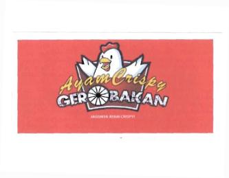 Trademark AYAM CRISPY + LOGO GEROBAKAN