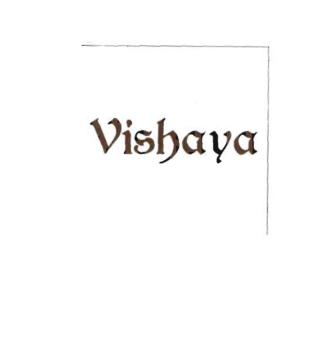 Trademark VISHAYA