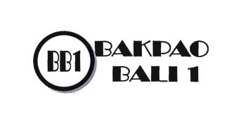 Trademark BAKPAO BALI 1+ LOGO