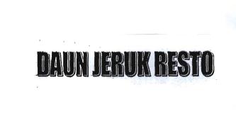 Trademark DAUN JERUK RESTO