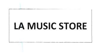 Trademark LA MUSIC STORE