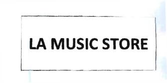 Trademark LA MUSIC STORE