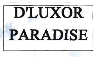 Trademark D'LUXOR PARADISE