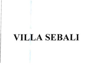 Trademark VILLA SEBALI