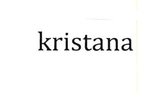 Trademark Kristana