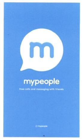 Trademark m my people Free calls and messaging with friends