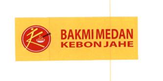 Trademark BAKMI MEDAN KEBON JAHE