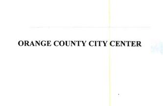 Trademark ORANGE COUNTY CITY CENTER