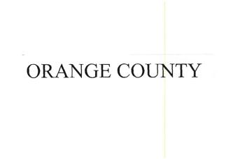 Trademark ORANGE COUNTY