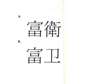 Trademark Huruf kanji: FU WAI