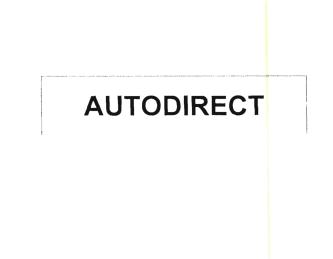 Trademark AUTODIRECT