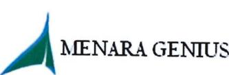 Trademark MENARA GENIUS +LOGO