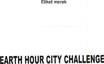 Trademark EARTH HOUR CITY CHALLENGE