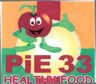 Trademark PIE 33 H E ALT H Y FOOD