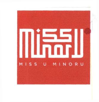 Trademark MISS U MINORU