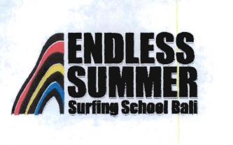 Trademark ENDLESS SUMMER & SURFING SCHOOL BALI