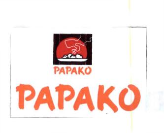 Trademark PAPAKO