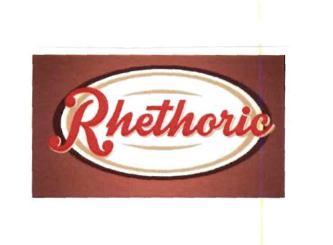 Trademark RHETHORIC + LOGO