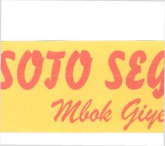 Trademark SOTO SEGEER MBOK GIYEM