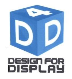 Trademark DESIGN FOR DISPLAY + LOGO