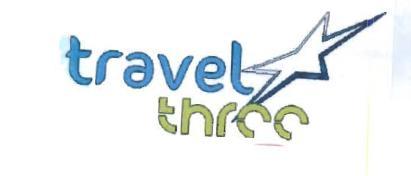 Trademark TRAVEL THREE & LOGO