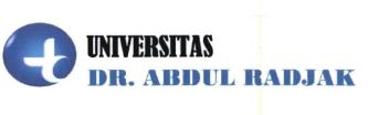 Trademark UNIVERSITAS DR. ABDUL RADJAK