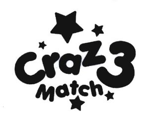 Trademark CRAZ3 MATCH + LUKISAN BINTANG