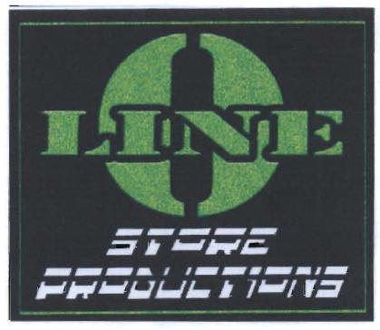 Trademark O LINE STORE PRODUCTIONS + LOGO