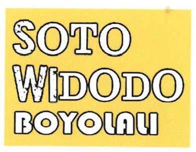 Trademark SOYO WIDODO BOYOLALI