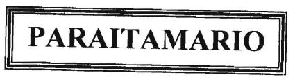 Trademark PARAITAMARIO