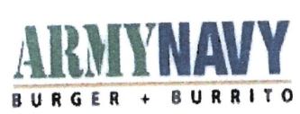 Trademark ARMYNAVY BURGER + BURRITO