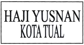 Trademark HAJI YUSNAN KOTA TUAL