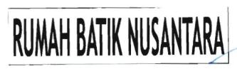 Trademark RUMAH BATIK NUSANTARA