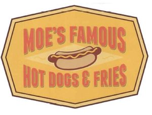 Trademark MOE'S FAMOUS HOT DOGS & FRIES + LOGO