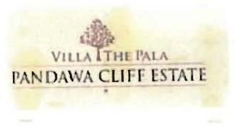 Trademark VILLA THE PALA PANDAWA CLIFF ESTATE