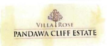 Trademark VILLA ROSE PANDAWA CLIFF ESTATE